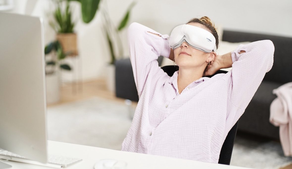 Augenmaske mit wärme und Massage S1